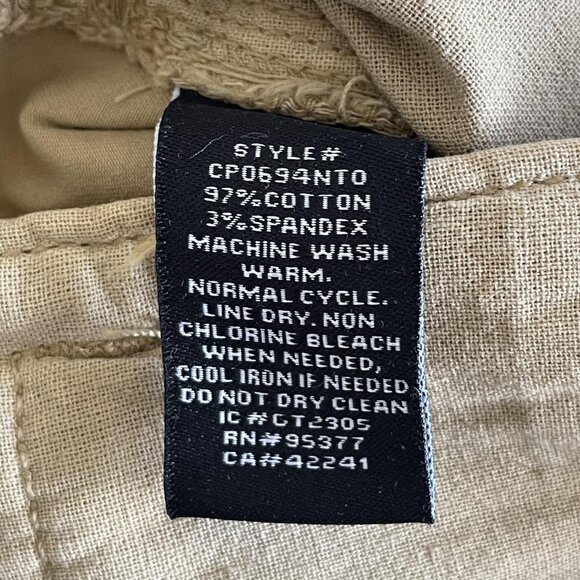 Sanctuary Pants Womens 25 Khaki Tan Mouse Cargo Baggy Jogger Utility Gorpcore - Picture 6 of 9